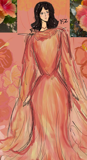 The hibiscus dress